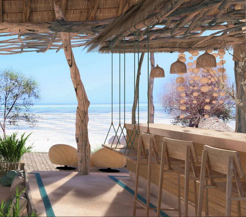 Zanbluu Beach Hotel Ківенґва Екстер'єр фото